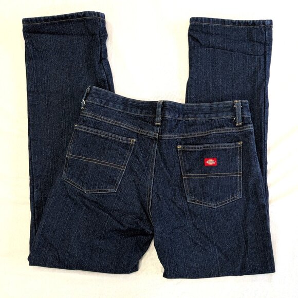 Dickies Women’s Flannel-Lined Straight Leg Jeans – Size 6 Regular - Picture 3 of 6